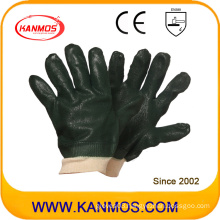 Black Anti-Slipping Industrial Safety PVC Dipped Work Gloves (51203SP)